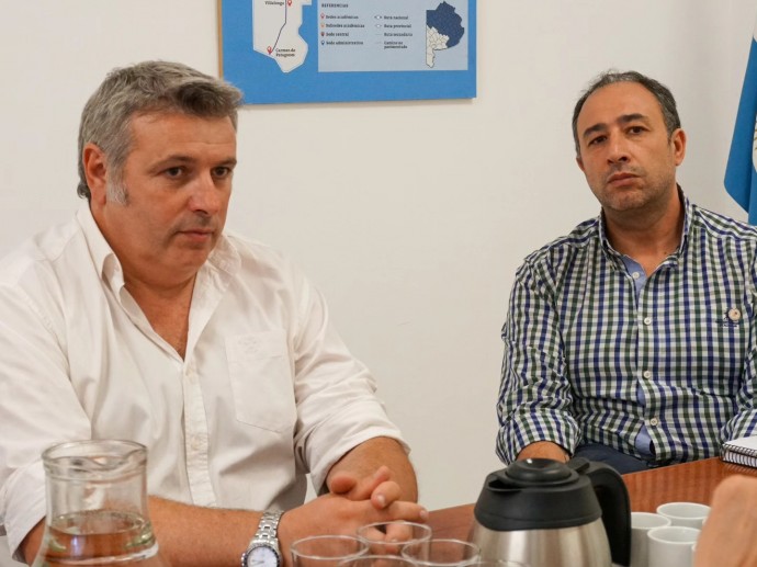 El intendente se reunió con autoridades de la UPSO en Bahía Blanca