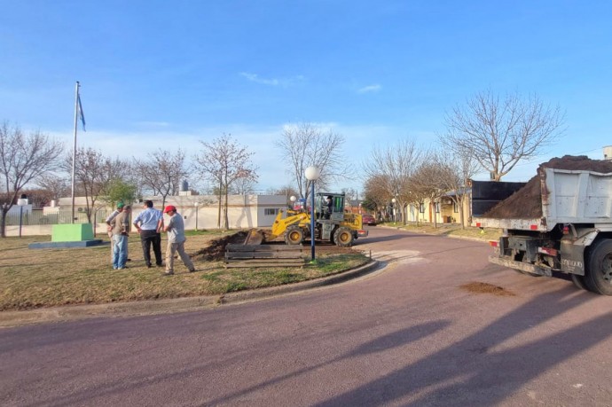 Reacondicionan la Plaza del Barrio San Marcos 