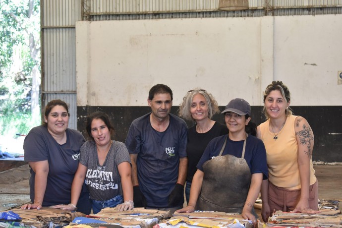 Nueva venta de material reciclado en Pellegrini