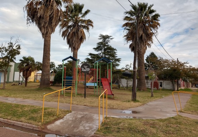 La plaza del barrio Los Olmos no tendrá energía eléctrica por unos días