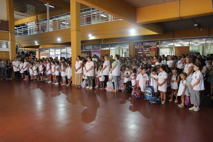 La Escuela Primaria 7 fue sede del Acto Central de inicio de ciclo lectivo 