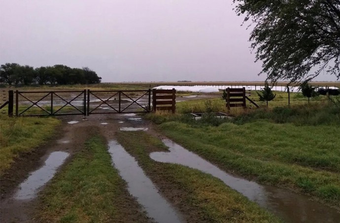 Se registraron intensas lluvias en algunos sectores 