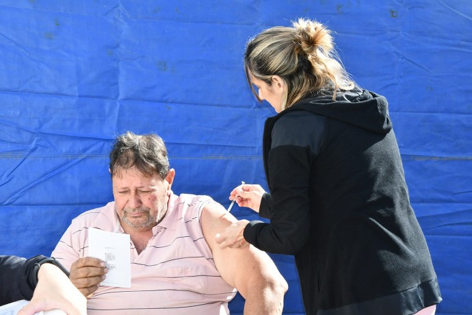 Vacunaron contra la Fiebre Hemorrágica Argentina en la Expo Rural