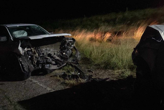 Fuerte accidente en Ruta 14, entre Villa Maza y Quenumá