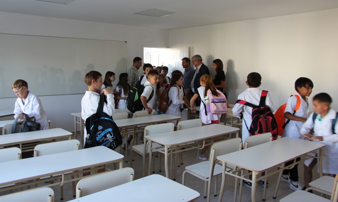 Se inauguró la obra de ampliación de la Escuela Primaria N° 2