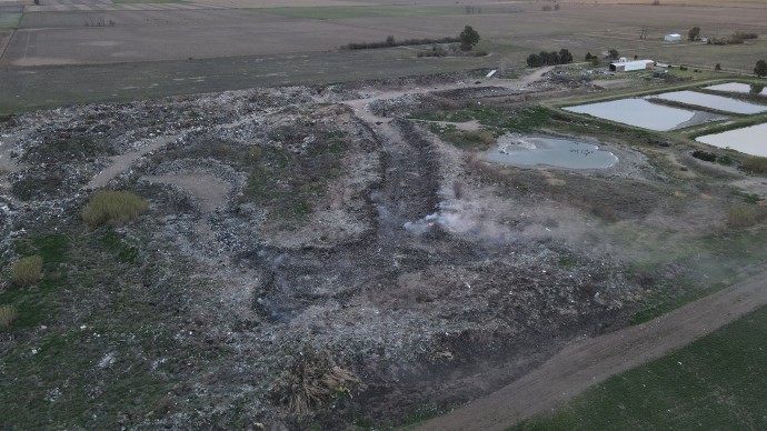 Gran preocupación por la quema del basurero municipal