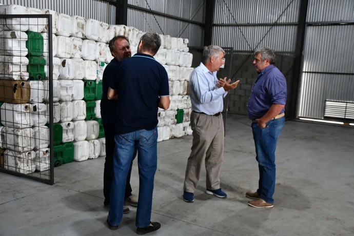 Inauguraron el centro de acopio de envases vacíos de fitosanitarios