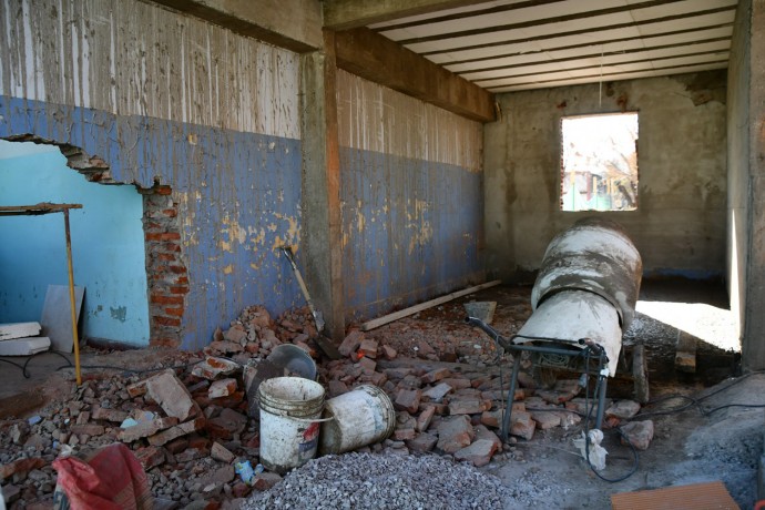 Avanza la obra de reacondicionamiento de la Escuela Primaria 2