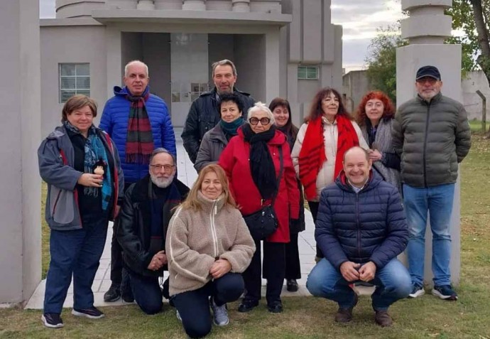 Un contingente de CABA visitó las obras de Salamone en Tres Lomas
