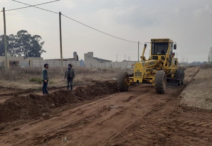 Reparación y acondicionamiento de calles en el barrio MUTER