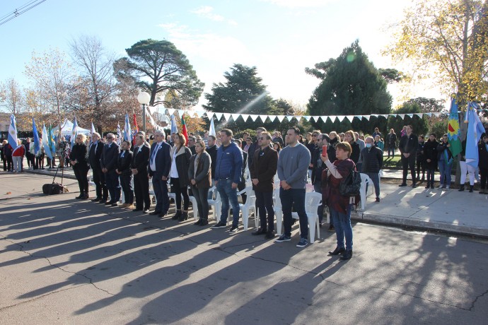 Celebración del 25 de Mayo en el centro de la ciudad