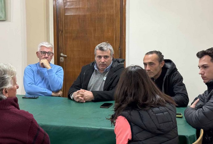 Nueva visita de Alejandro Dichiara a Salliqueló
