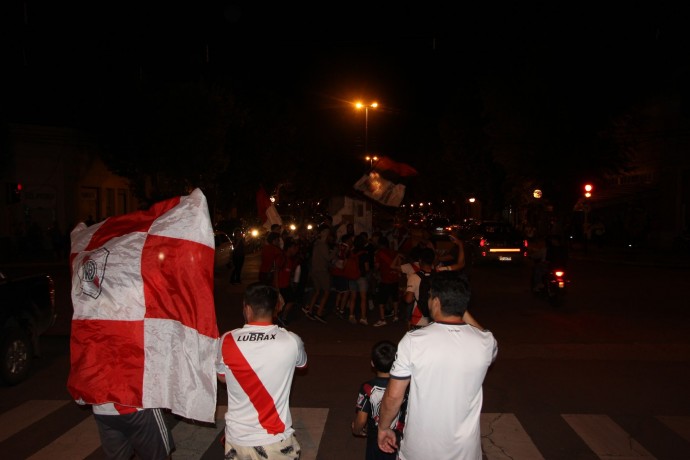 Los hinchas de River celebraron la obtención del Campeonato