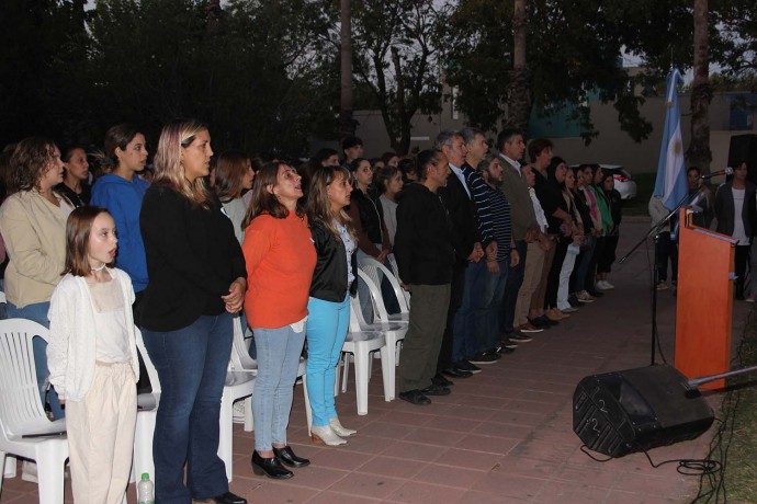 Nueva instalación conmemorativa de Malvinas en la Unidad Académica 