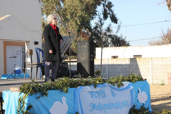 Se realizó el acto central por el 9 de Julio