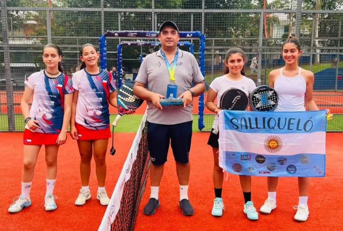 Delfina Cerdá Saavedra participó del Mundial de Padel de Menores 