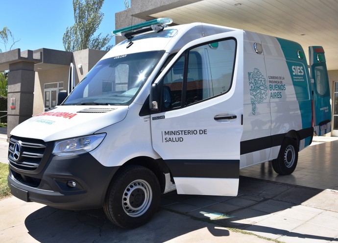 El sistema de salud incorporó una ambulancia de alta complejidad 