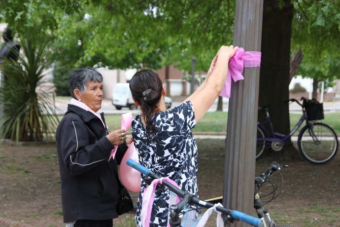 Bicicleteada por el “Día mundial de la lucha contra el cáncer de mama”