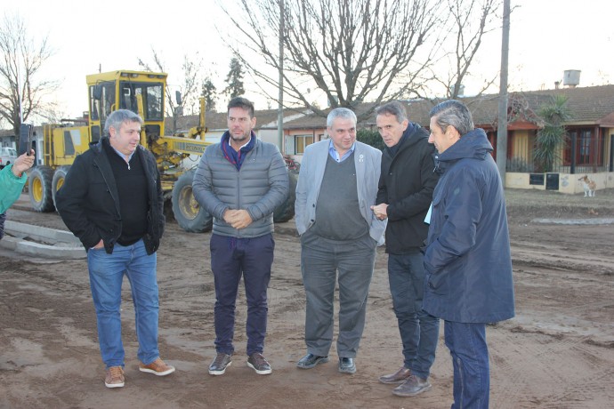 Nosetti recibió a Katopodis y recorrieron la ciudad