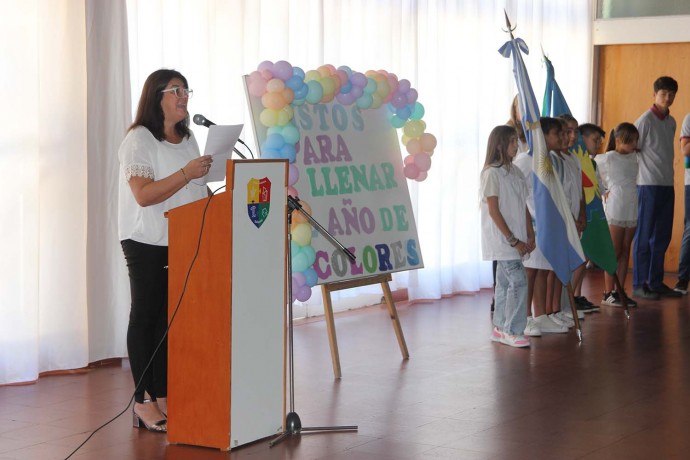 La Escuela Primaria 7 fue sede del Acto Central de inicio de ciclo lectivo 