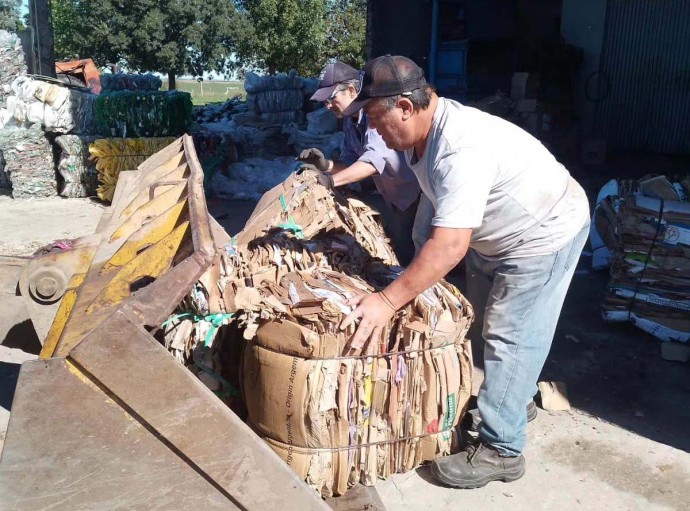 Nueva venta de material reciclado por casi tres millones de pesos