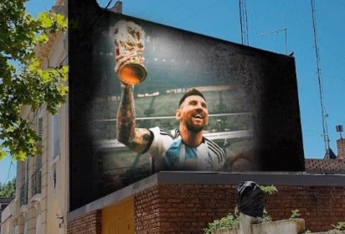 Elegirán mediante votación popular un mural homenaje a Lionel Messi