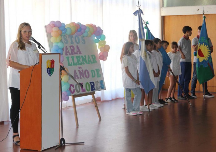 La Escuela Primaria 7 fue sede del Acto Central de inicio de ciclo lectivo 