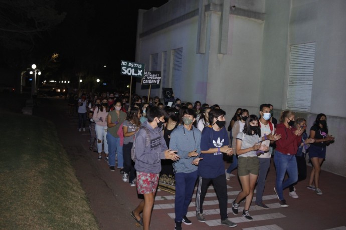 Manifestación por una denuncia de acoso 