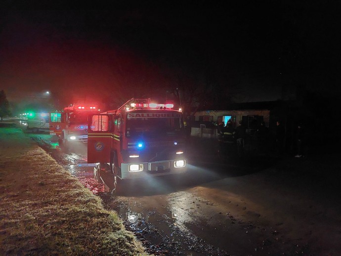 Principio de incendio en una vivienda del barrio San Martín