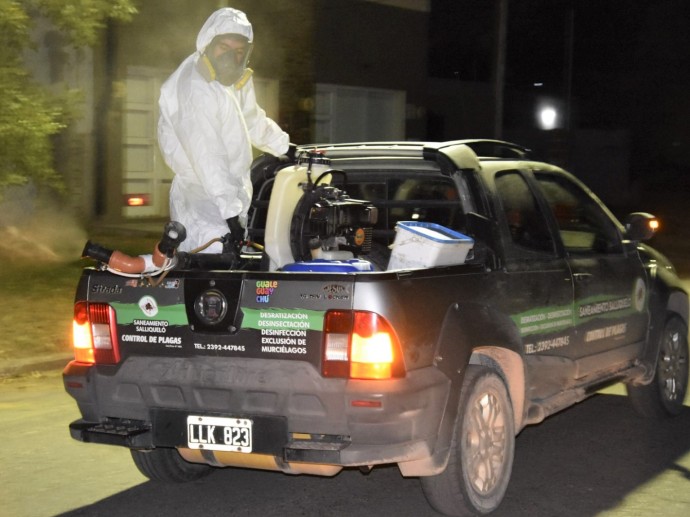 Fumigaron por protocolo para el bloqueo del Aedes Aegypti