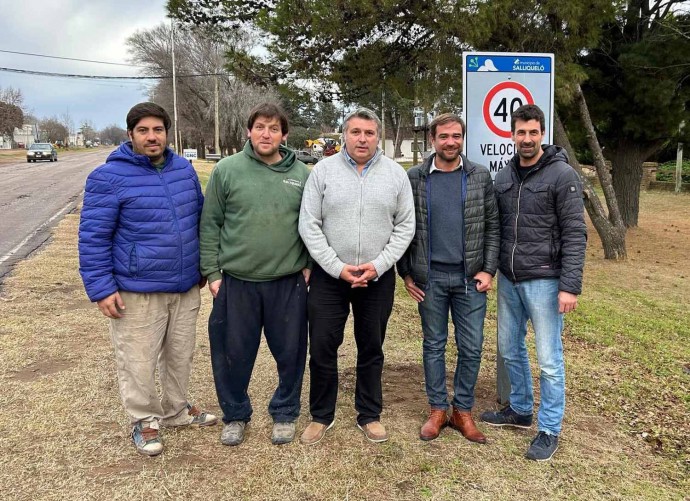 Señalizaron la velocidad máxima en el Acceso Centenario