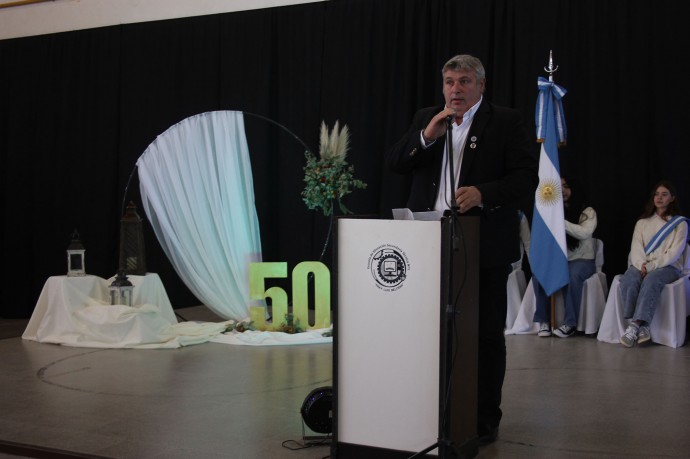 Con reencuentro y emoción, la Escuela Técnica festejó su cincuentenario 
