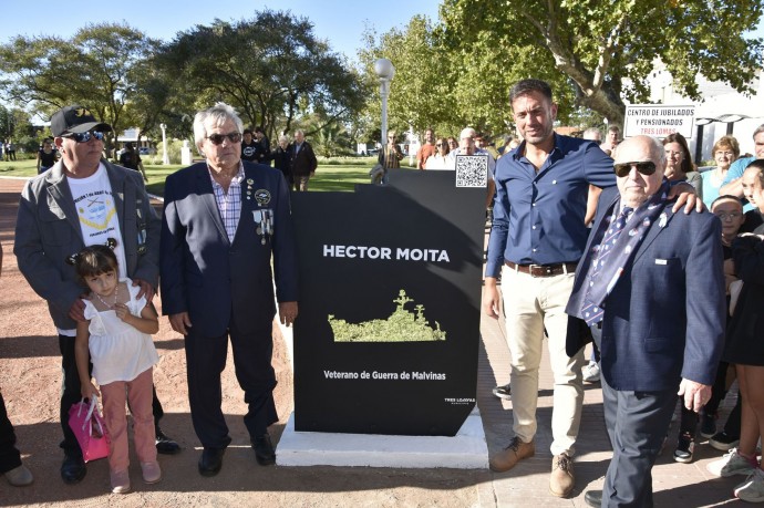 Con homenaje a ex combatientes, se conmemoró el 2 de Abril