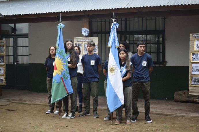 Acto por el Día de la Memoria en la Escuela Secundaria Agraria N° 1