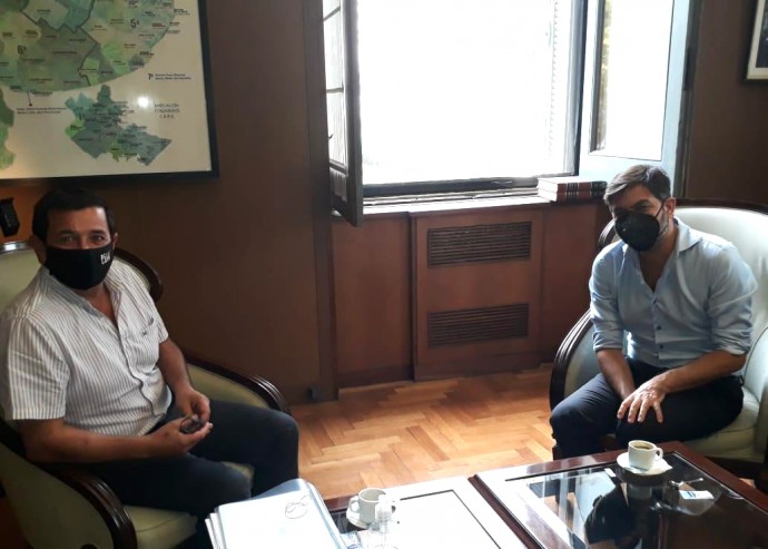 Pacheco se reunió con el Jefe de Gabinete de Ministros provincial