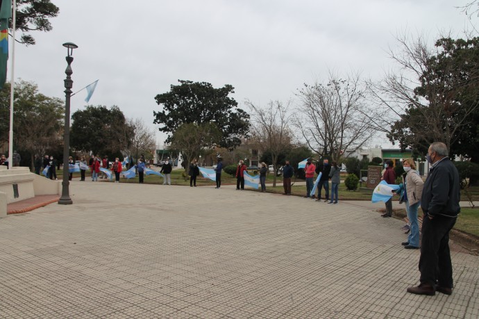Banderazo en defensa de la propiedad