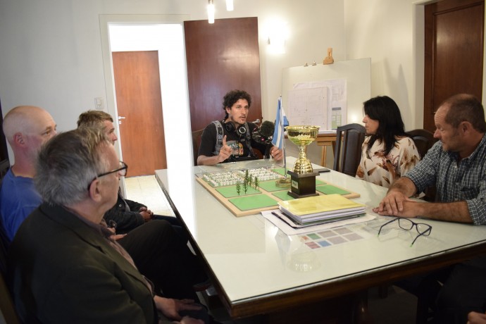 Pacheco recibió al cineasta alemán Heinz Emigholz