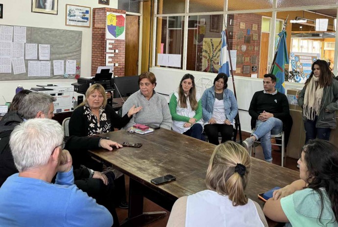 Nueva visita de Alejandro Dichiara a Salliqueló