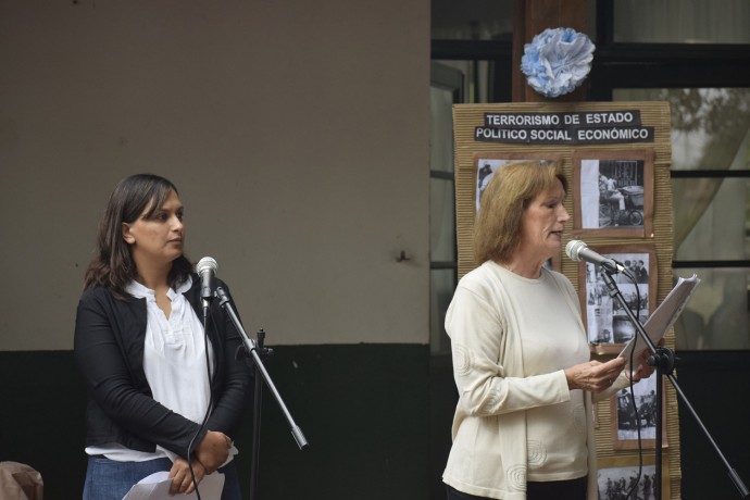 Acto por el Día de la Memoria en la Escuela Secundaria Agraria N° 1