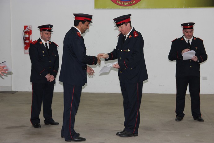 Bomberos Voluntarios conmemoró sus 44 años de existencia