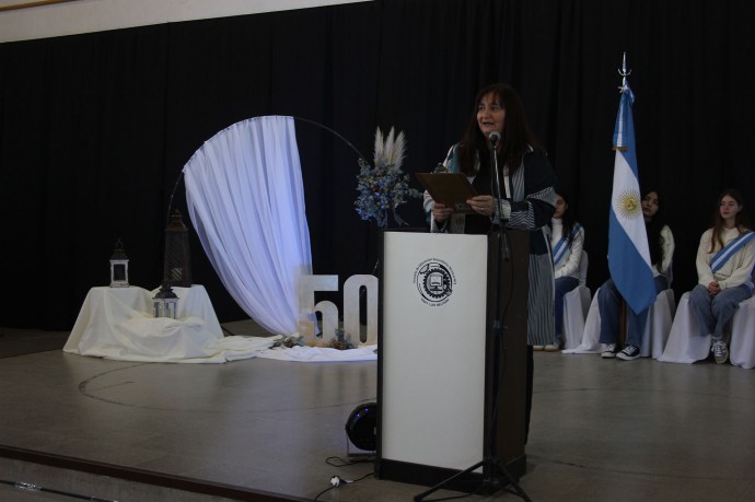 Con reencuentro y emoción, la Escuela Técnica festejó su cincuentenario 