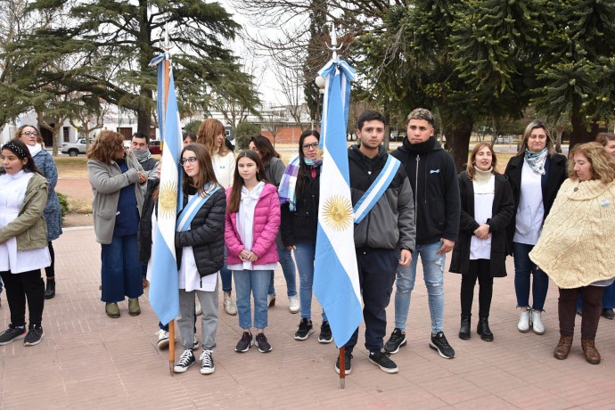 Acto para celebrar la independencia en la Plaza Principal 