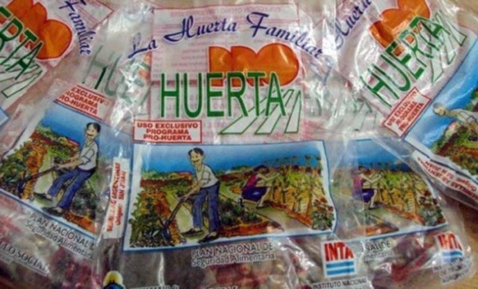Entregarán semillas del programa “Pro Huerta” del INTA
