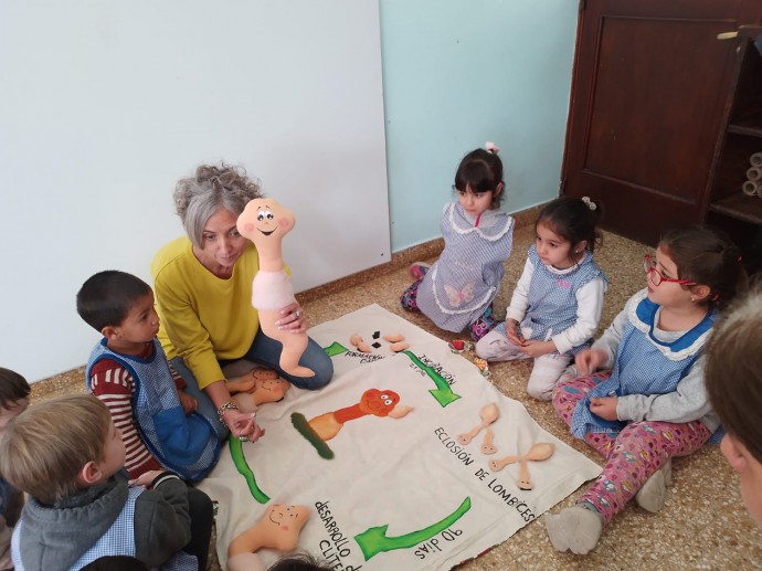 Taller de conciencia medioambiental en el Jardín 901