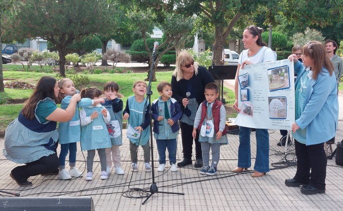 Conmemoraron la gesta de Malvinas en la Plaza Principal