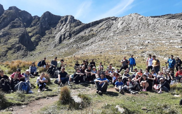 Alumnos de la Escuela Técnica viajaron a Sierra de la Ventana 