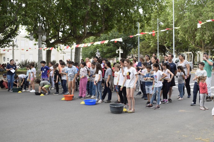 Jornada recreativa en la Plaza San Martín