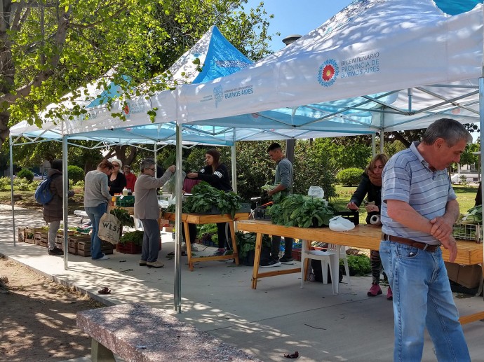 Se realizó la tercera feria de verduras de producción local