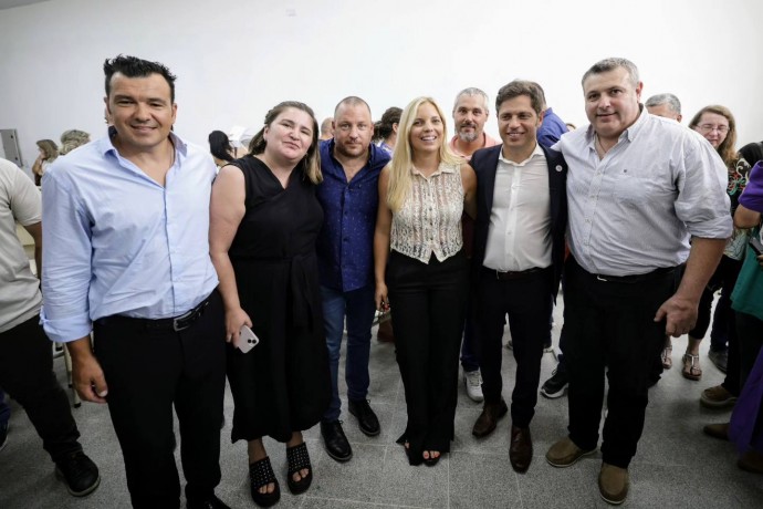 Succurro acompañó a Kicillof en la inauguración de un edificio educativo