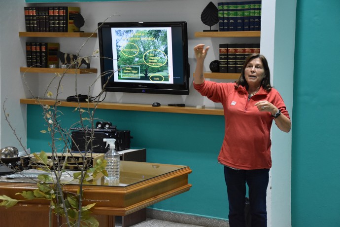 Se dictó el curso de poda de árboles ornamentales